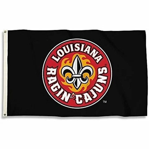 NCAA University of Louisiana Ragin' Cajuns PREMIUM 3' x 5' FLAG w/2 GROMMETS Cover