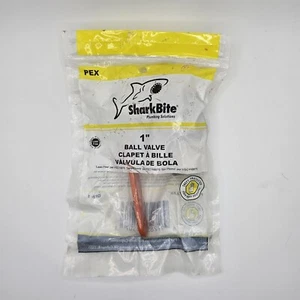 Válvula de bola SharkBite 1" PEX mango naranja 22463LFA hardware plomería - Imagen 1 de 3