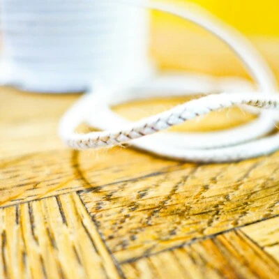 Flat braid cotton wicking, beeswax candle wick, soy wax candle wick, palm wax - Image 1 of 4