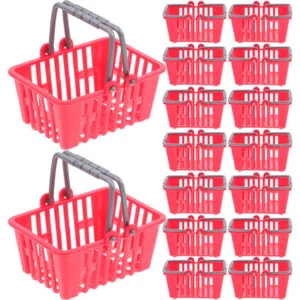 20 Pcs Simulated Shopping Basket Toys Toddler Child Tiny for Kids Mini Baskets - Picture 1 of 12