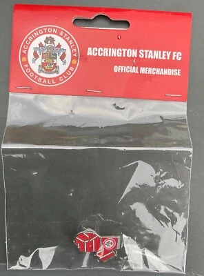Accrington Stanley Football Club Enamel Pin Badge (V1) League Two, BNIP - Image 1 of 3