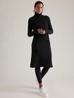 ATHLETA Alpine Turtleneck Sweater Dress  SP S P | Black #787323 NEW
