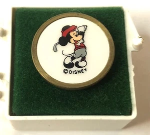 Pin de empuje de golf vintage de Mickey Mouse de Walt Disney World - Imagen 1 de 3