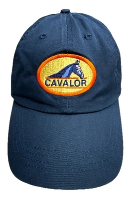 Бейсболка Cavalor с ремешком синяя один размер регулируемая вышитая кепка - Изображение 1 из 4