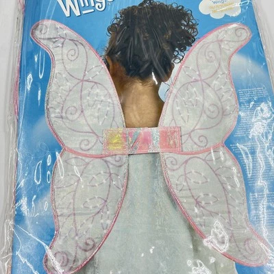 Disguise Whimsical Fiber Optics Blinking Pink Wings Costume - NEW - Image 1 of 4