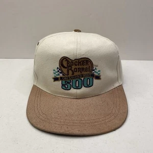 Cappello berretto vintage anni 90 NASCAR Cracker Barrel 500 twill - Foto 1 di 5