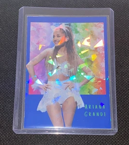 Ariana Grande Sexy Custom Blue Holofoil Refractor Holographic Trading Card - Picture 1 of 4