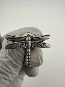 VTG Small Dragon Fly Pewter? Lapel Pin by Clift - Picture 1 of 9