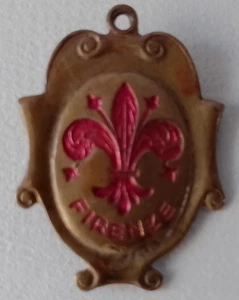 Fregio città di Firenze con appendino. Primi del '900 - Picture 1 of 2