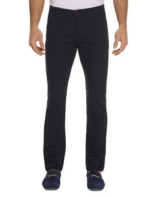 Мужские брюки Robert Graham Kent с тональным принтом покрой на заказ темно-синие - 40x32 - Изображение 1 из 4