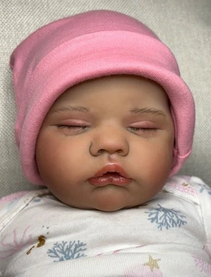 Biracial Girl Reborn Baby Doll - Image 1 of 4