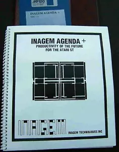 INAGEM AGENDA for Atari 520/1040 ST NIB - Picture 1 of 1