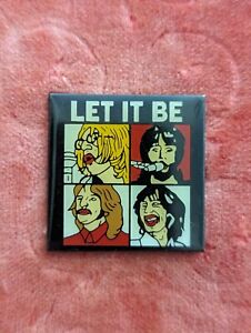 The Beatles Let It Be Album Cover Vintage Pin Badge