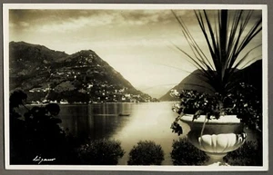 Postal foto real lugano, funcionado 1938 - Imagen 1 de 2