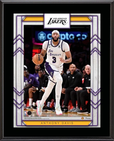 Anthony Davis Los Angeles Lakers 10.5" x 13" Sublimated Player Plaque Cover