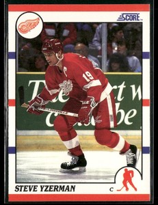 1990-91 Score #3 Steve Yzerman Detroit Red Wings B