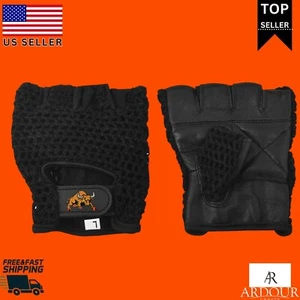 Guanti Palestra 01 Fitness Palestra Sollevamento Pesi Cinghie Power Training Grip - Foto 1 di 11