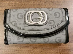 GUESS Woman's Wallet Gray with Black trim - Picture 1 of 10