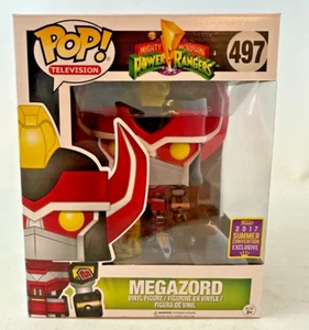 Funko Pop 497 Power Rangers Megazoid 2017 Summer Convention Exclusive Sealed - Picture 1 of 6