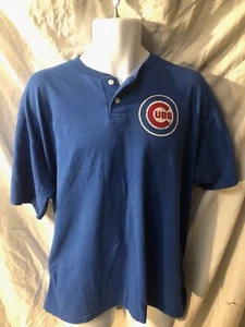 Vintage Rare Soffe Shirts Henley Chicago Cubs Shirt Herren XL Blau Pullover 33 - Bild 1 von 5