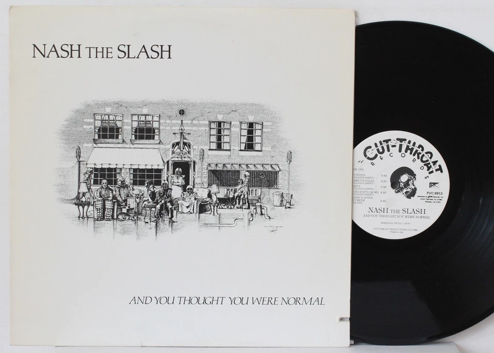 Nash The Slash LP "And You Thought You Were Normal" PVC Orig '82 ~ VG++ Electro - Image 1 of 2