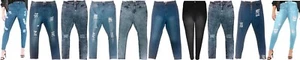 Jeans skinny da donna alti rialzati denim elasticizzati shaper jegging donna - Foto 1 di 38