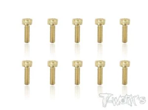 Tornillos de cabeza de tapa dorada Tworks GSS-310H M3x10 mm - 10 piezas - Imagen 1 de 1