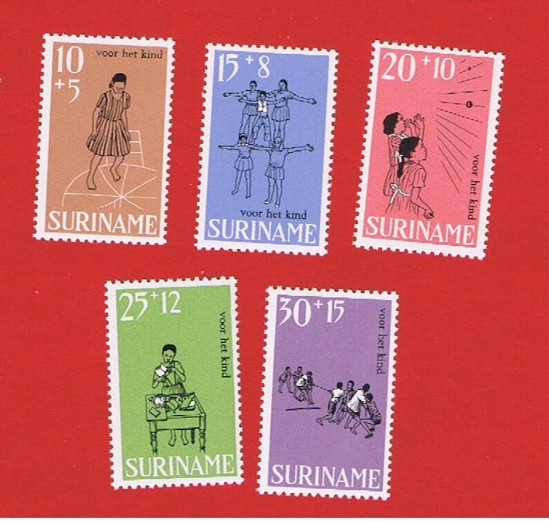 Surinam #B147-B151  MNH OG   Semi-Postal  Free S/H - Image 1 of 1