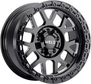 WELD RACING Cinch W105 17" Off-Road Wheel 6x135 6x139.7 ET00 BS5.00 Gloss Black - Picture 1 of 3