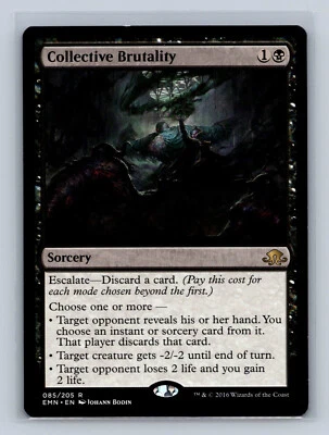 Magic the Gathering - MTG - EMN - Collective Brutality - Rare - Image 1 of 4