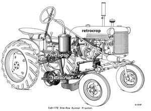 IH International & Farmall Cub 171 172 Planter Side Dresser Owners + Part Manual - Picture 1 of 18