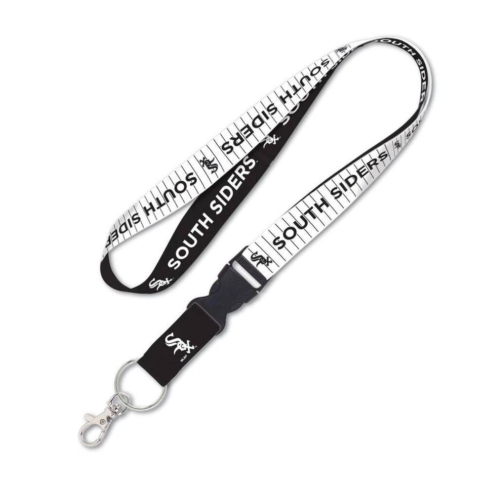 CHICAGO WHITE SOX SOUTH SIDERS LANYARD DETACHABLE BUCKLE NEW WINCRAFT 👀 - Image 1 of 1
