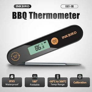 Inkbird Digital Food Thermometer BBQ Fast Read for Grill Kitchen Foldable Meat - Picture 1 of 9
