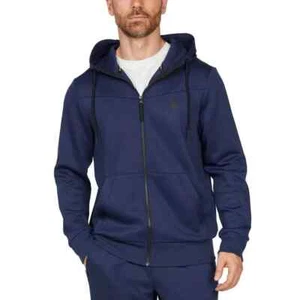 Spyder Men's Full Zip Hoodie Navy Size Medium Nwts - Picture 1 of 7