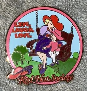 WILLABEE & WARD PIN RED HAT SOCIETY “LIVE, LAUGH, LOVE” - Picture 1 of 4