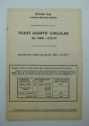 British Rail (LM Region) Ticket Agents' Circular No.1068  2/12/77