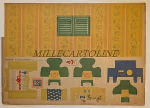 CARTONCINO DA RITAGLIARE E PIEGARE - Soggiorno - Ed. Piccoli Milano - Foto 1 di 2