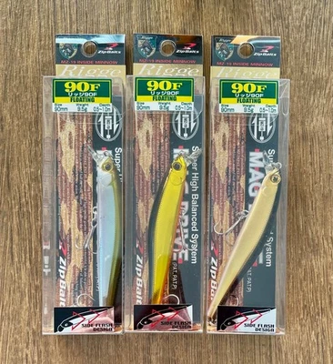 Zipbaits Rigge 90F Wobbler Angelköder Set Zip Baits - Bild 1 von 2