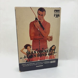 Thunderball (1965) (VHS, 1983) CBS/FOX Slide Drawer Box, BOND 007 - Picture 1 of 9