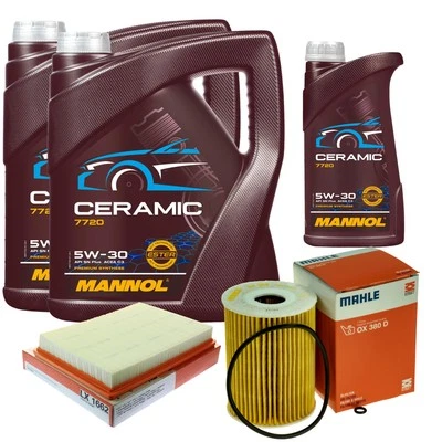 Mahle Inspección Set 11L mannol de Cerámica 5W-30 para Jeep Commander 3.0 - Imagen 1 de 4