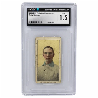 1909 E95 Philadelphia Caramel Solly Hoffman CGC Fair 1.5 - Image 1 of 3