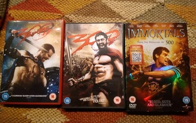 300 / 300: RISE OF AN EMPIRE / IMMORTALS (3 DVDs) - Image 1 of 2