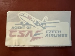 Czech Airlines CSA Decal For Glass - Picture 1 of 2