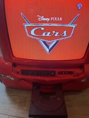 Disney Cars Lightning McQueen TV/DVD Combo 13 Color C1310ATVD Tested Working - Image 1 of 4