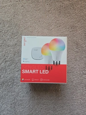Sengled Smart LED A19 Starter Kit, Multicolor 2-Bulb Starter Kit w hub - Image 1 of 4