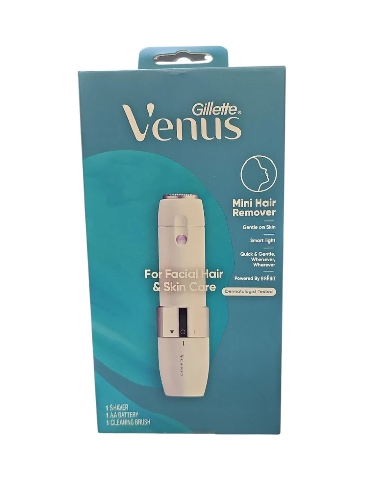 Gillette Venus Mini Facial Hair Remover for Women Portable Electric Shaver