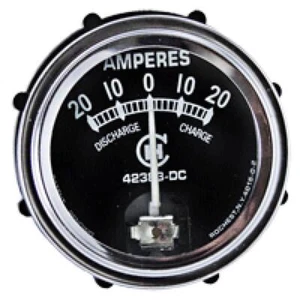 R4186 Amp Gauge 20-20 w/ Logo - Fits IH / Fits FARMALL - Picture 1 of 6