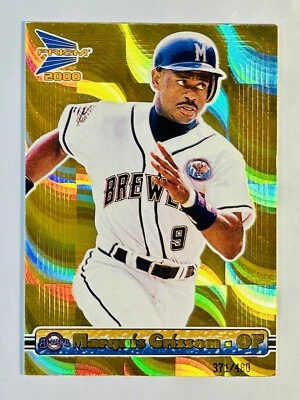 2000 Pacific Prism Gold Refractor Foil /480 Marquis Grissom Milwaukee Brewers 🔥 - Image 1 of 2