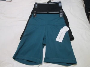 YOGALICIOUS LUX donna - 2 pezzi - 7" pantaloncini - TG XS - elastico libero - vita alta - nuovo con etichette - RET 78 - Foto 1 di 12