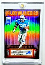 Barry Sanders Panini Donruss Elite Playmakers Embossed Refractor NFL Card Lions